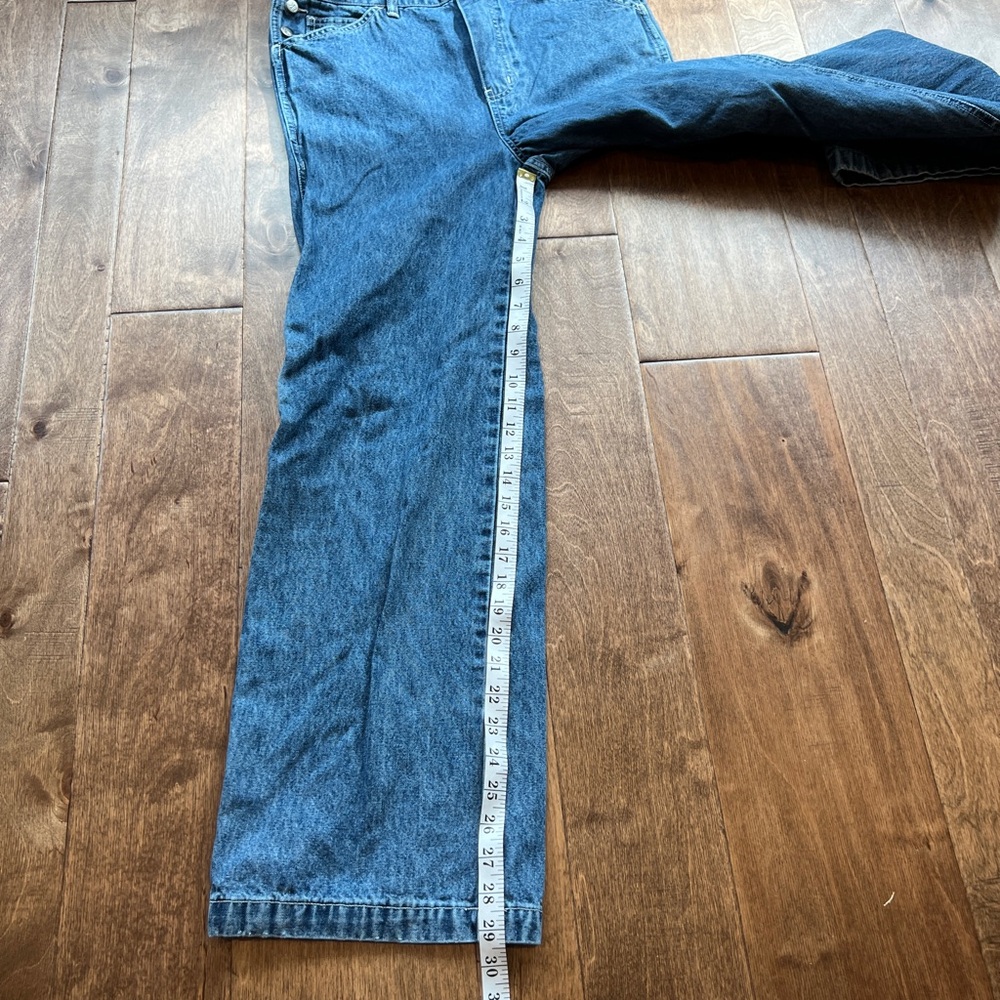 Vintage Calvin Klein CK jeans Y2K baggy overalls size small - Picture 14 of 15